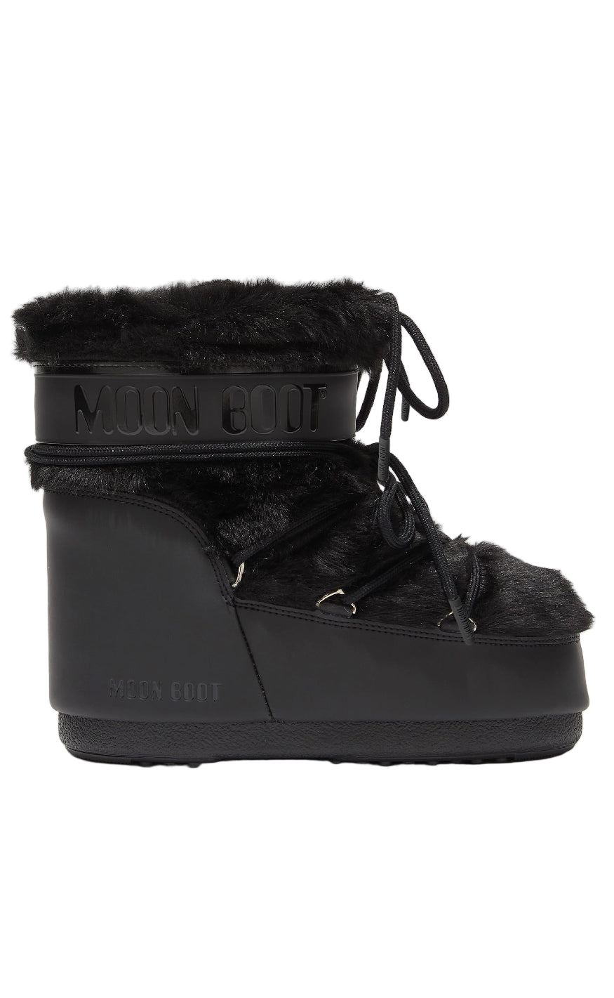 Moon Boot Støvler Icon Low Faux Fur Black