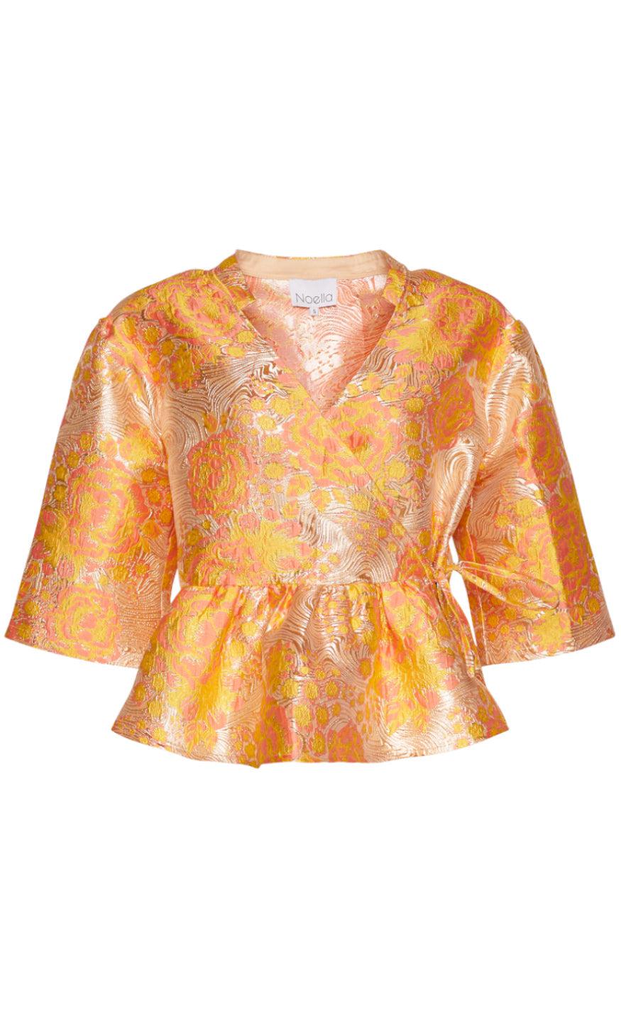 Noella Bluse Neva Yellow Rose Mix