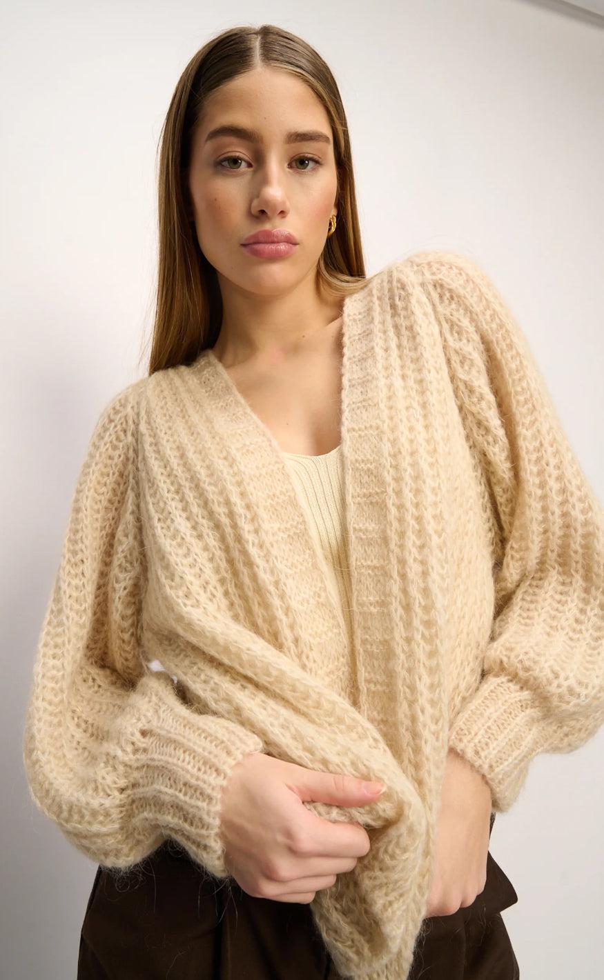 Noella Cardigan Joseph Beige