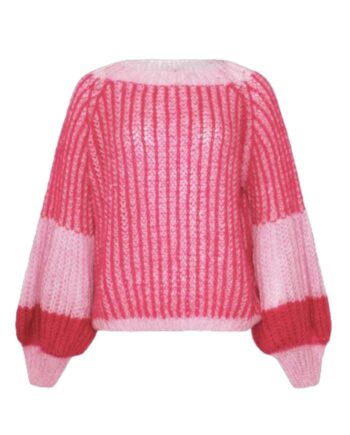 Noella Sweater Liana Knit Pink Bubblegum