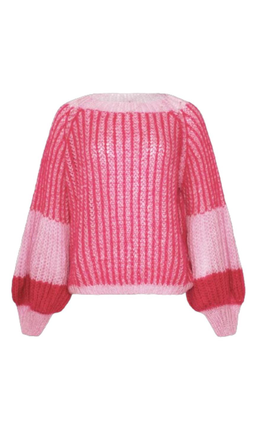 Noella Sweater Liana Knit Pink Bubblegum