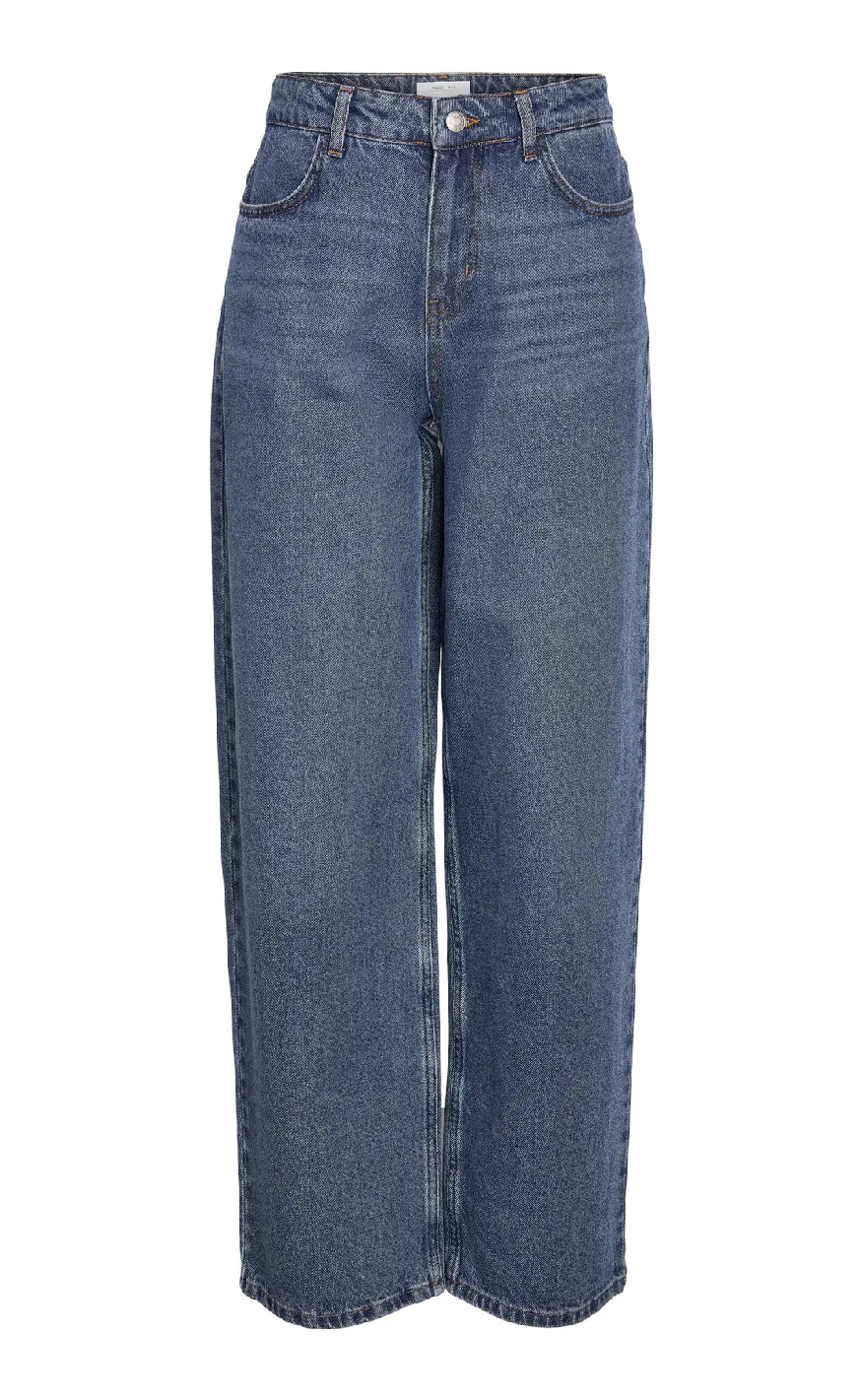 Noisy May Bukser Alexa Nw Medium Blue Denim