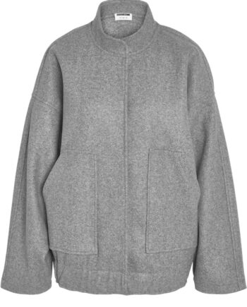 Noisy May Jakke Halston Light Grey Melange