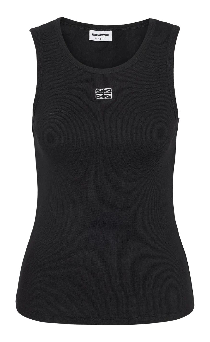 Noisy May Top Maya Regular Tank Black