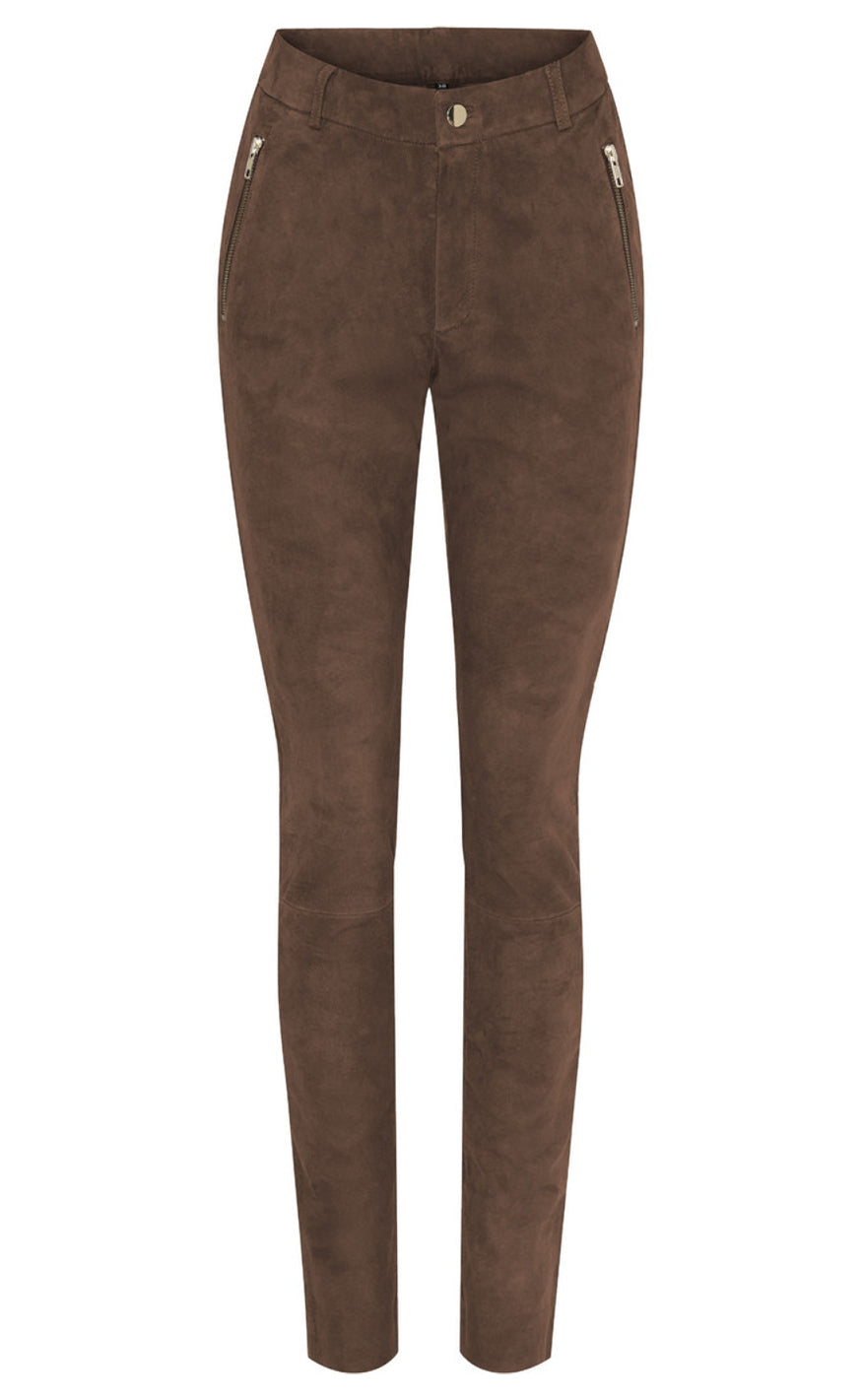 Notyz Leggings Suede Hazelnut Light Gold Acc