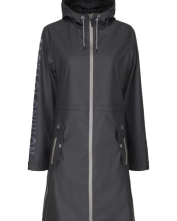 Notyz Regnjakke Raincoat Black