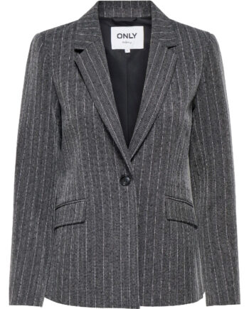 Only Blazer Alya-siga Dark Grey Melange