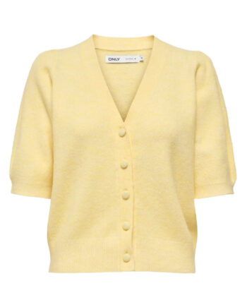Only Cardigan Liva Mellow Yellow Melange