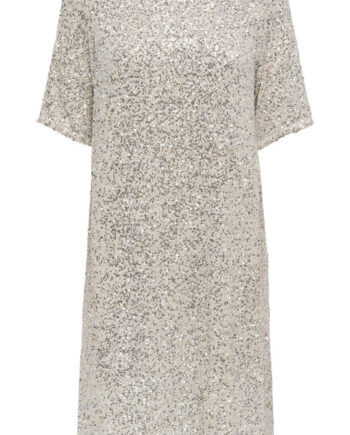 Only Kjole Bex Silver Sequins