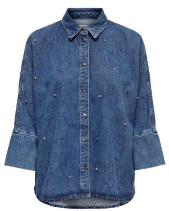 Only Skjorte Grace Medium Blue Denim