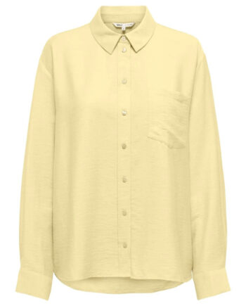 Only Skjorte Lino Yellow