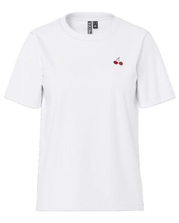 Pieces  -shirt Ria Ss Bright White Option