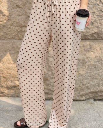 Say Ina Copenhagen Bukser Nellie Beige Dots