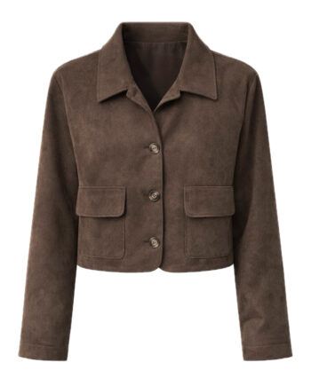 Say Ina Copenhagen Jakke Kathi Suede Dark Brown