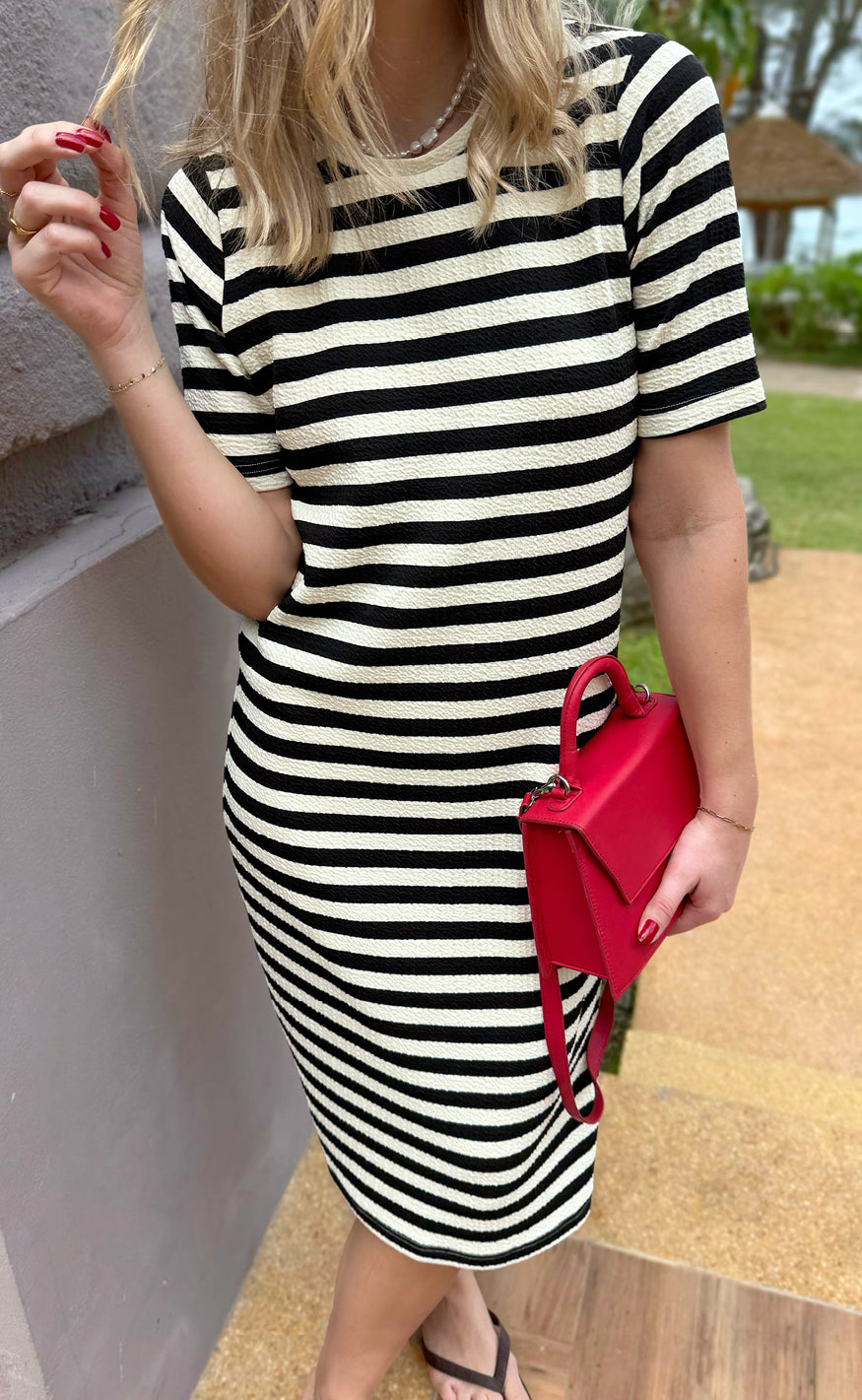 Say Ina Copenhagen Kjole Gina Black Striped