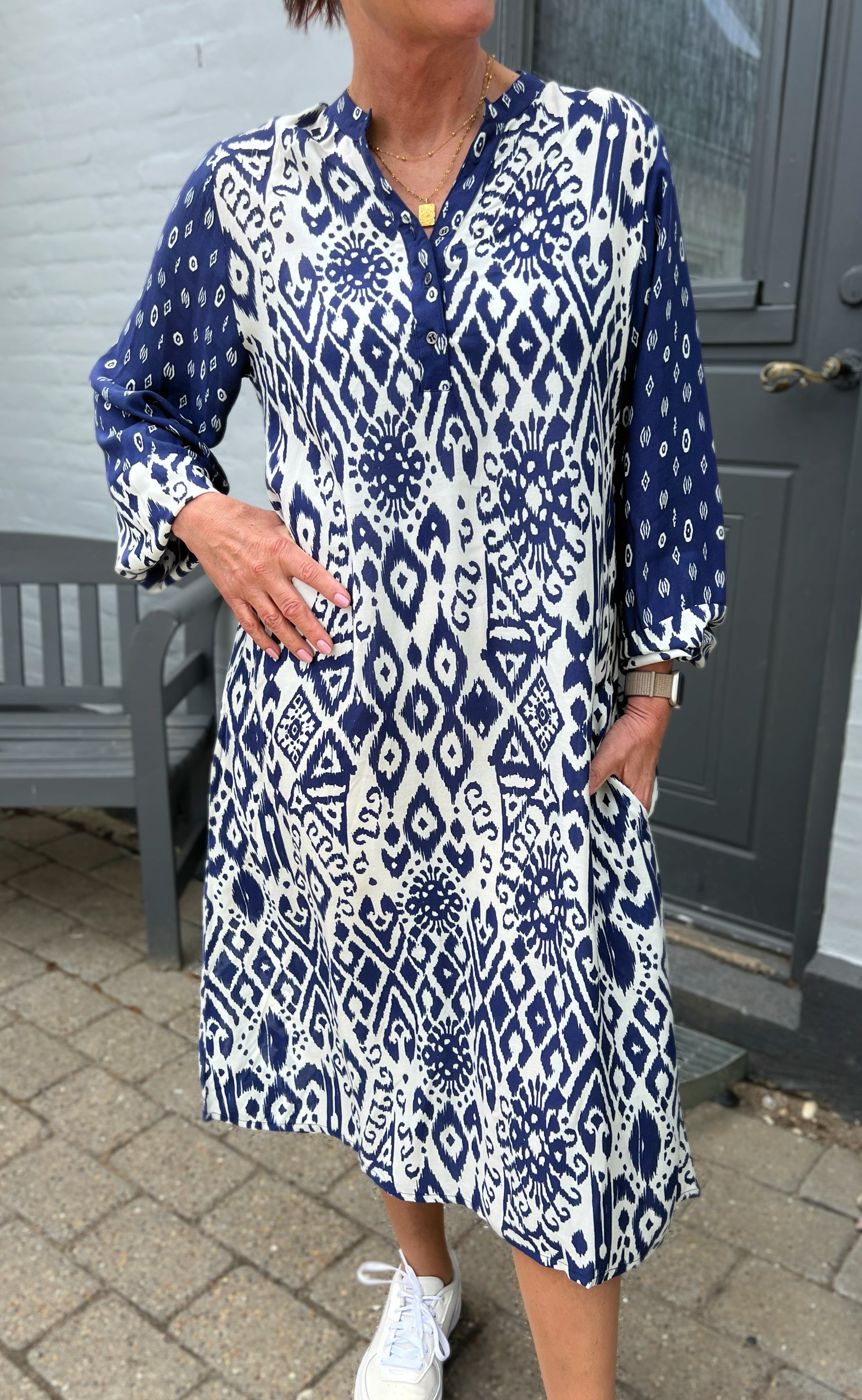 Say Ina Copenhagen Kjole Helena Creme   Blue