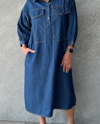 Say Ina Copenhagen Kjole Holly Denim Blue