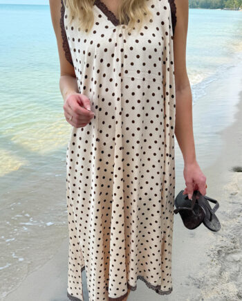 Say Ina Copenhagen Kjole Nellie Lace Beige Dots