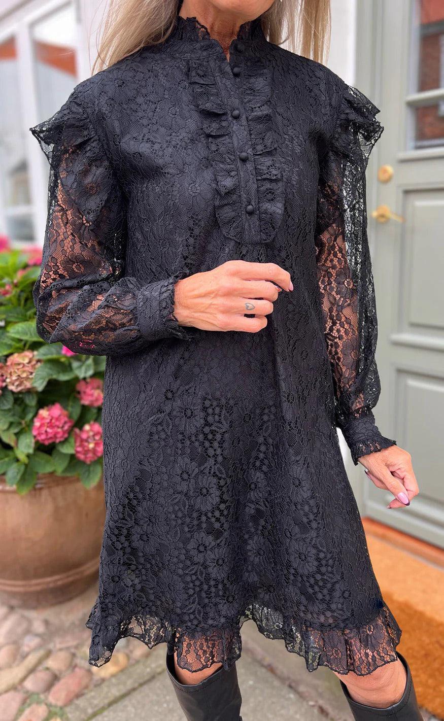 Say Ina Copenhagen Kjole Pia Lace Black