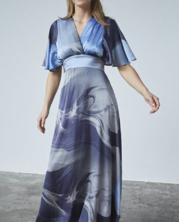Sisters Point Kjole Gisela-dr17 Grey Blue Wave