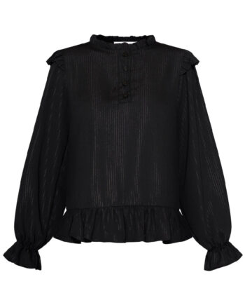 Sisters Point Skjorte Disko-sh Black Black