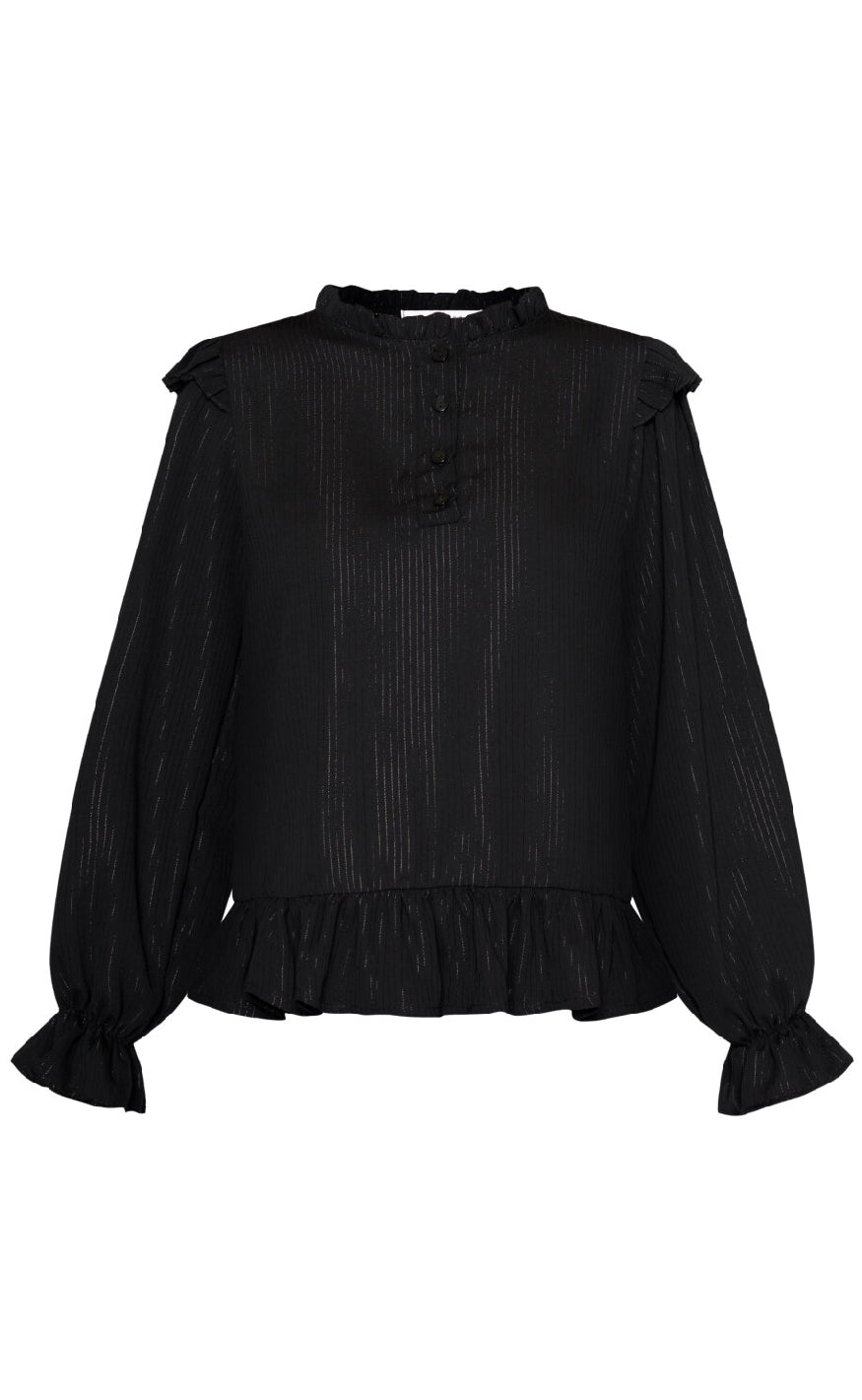 Sisters Point Skjorte Disko-sh Black Black