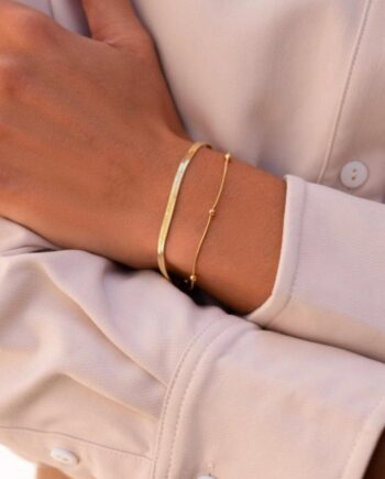 Smykkeli Copenhagen Armbånd Barcelona Gold Colour