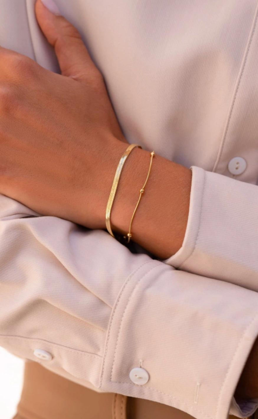 Smykkeli Copenhagen Armbånd Barcelona Gold Colour