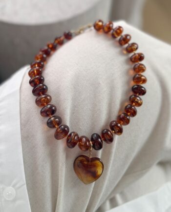 Smykkeli Copenhagen Halskæde Chunky Darling Brown
