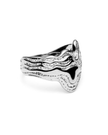 Smykkeli Copenhagen Ring Line Silver Colour