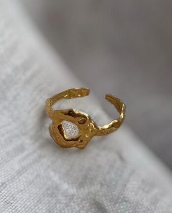 Smykkeli Copenhagen Ring Victoria Gold Colour