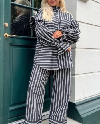 Stories From The Atelier Skjorte When You Listen Black Stripes
