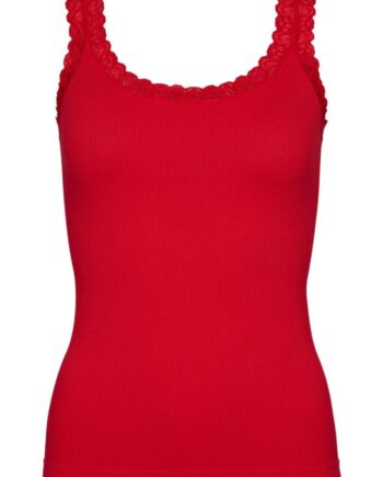Tim   Simonsen Top Frida Rib Rosso