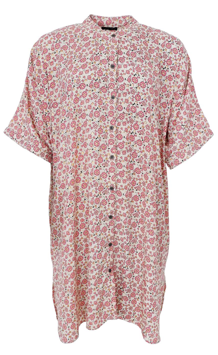 Black Colour Kjole Luna Tunic Rose Daisy