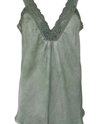 Black Colour Top Bea Light Green