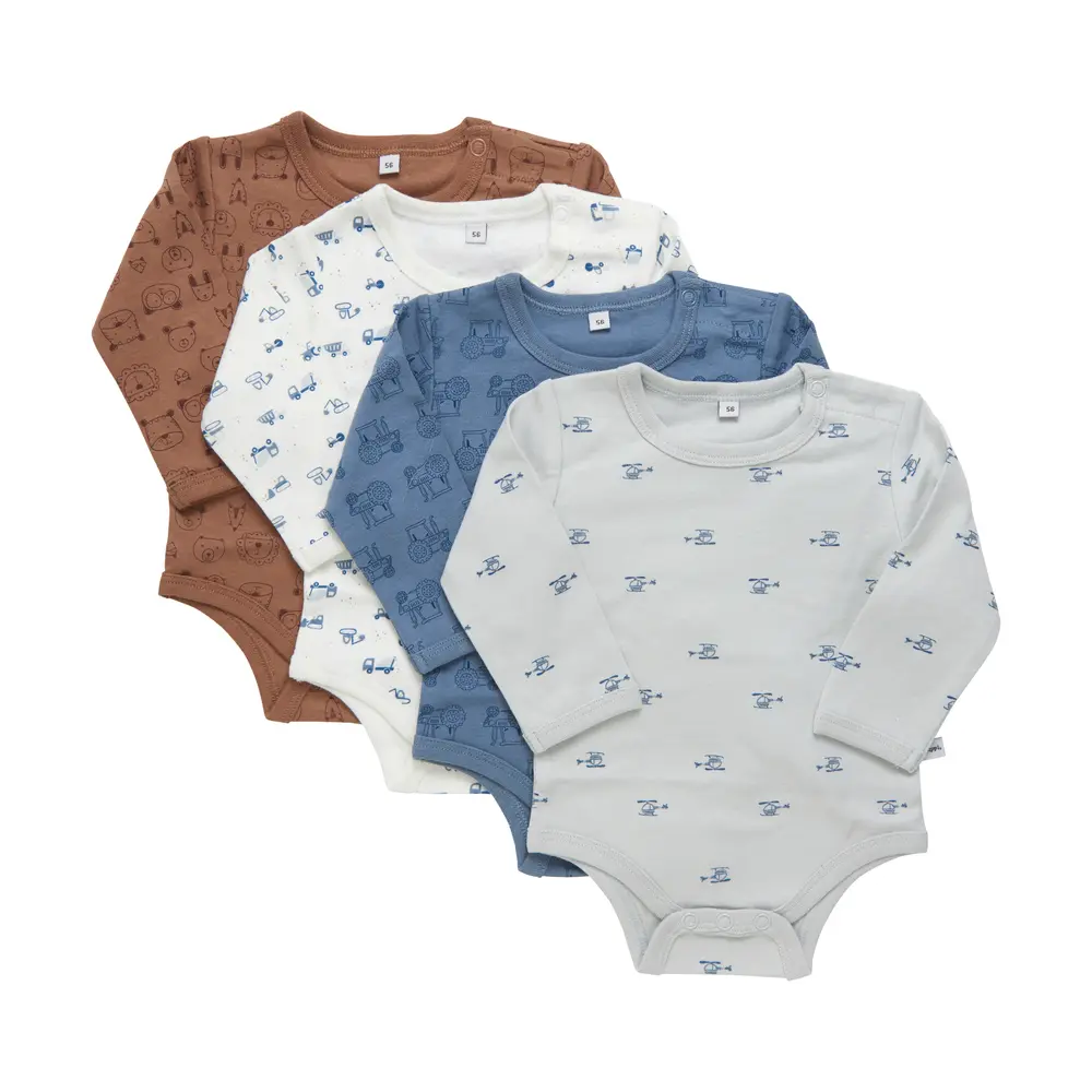 Body Langærmet Med Print -pak 741 56