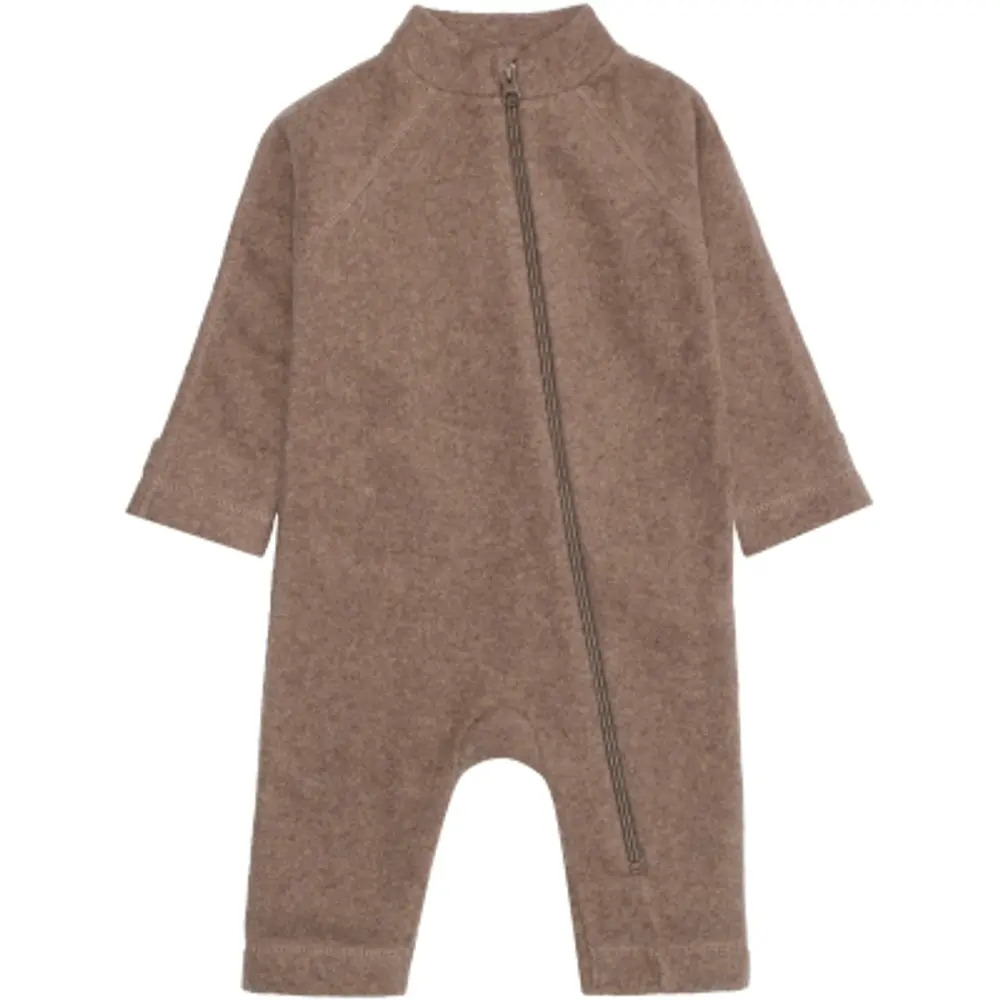Bomuld Fleece Baby Dragt Melange Denver 80