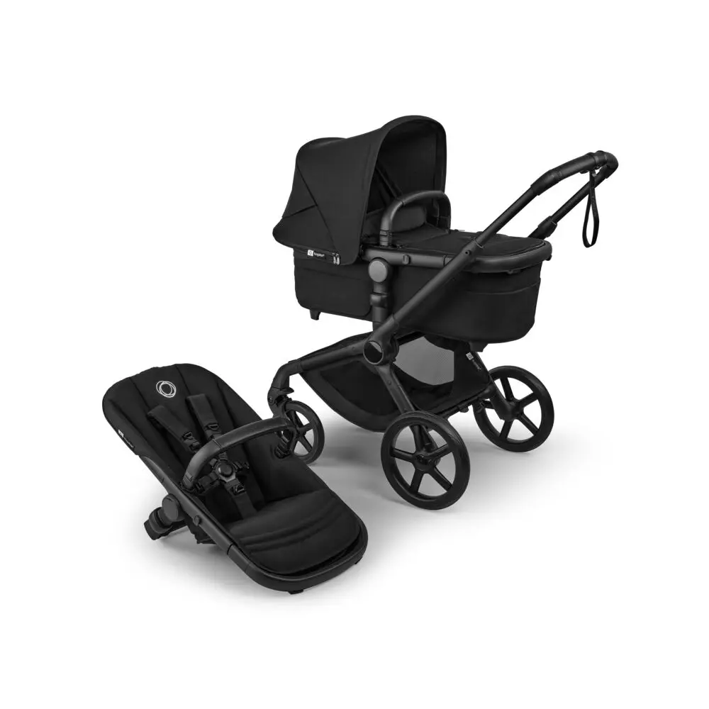 Bugaboo Fox   Renew Complete Kombivogn Black Heritage Black