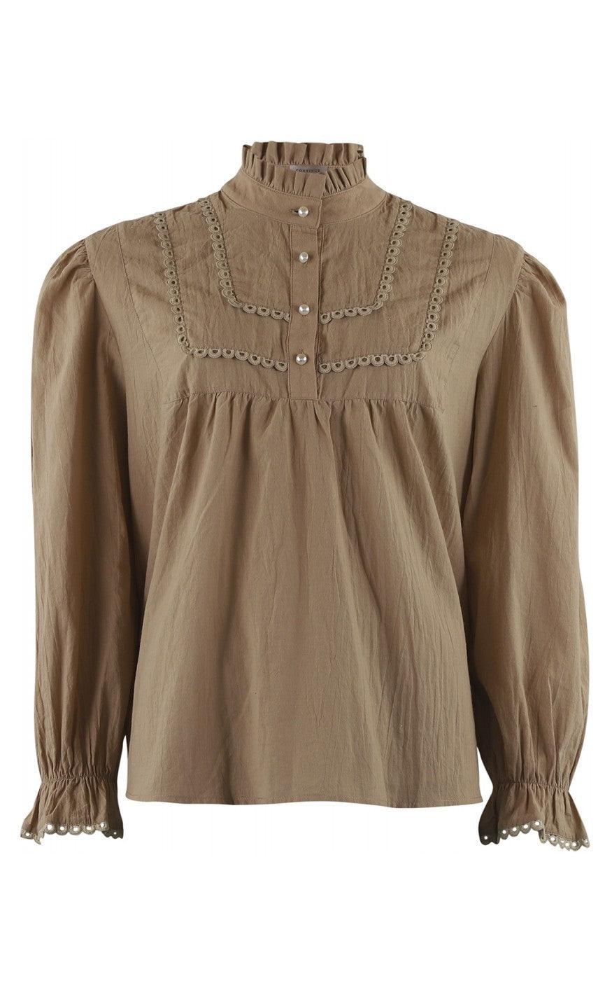 Continue Bluse Isabella Camel