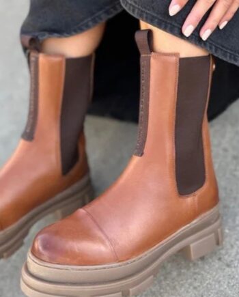 Copenhagen Shoes Støvler You And Me Mid Cognac