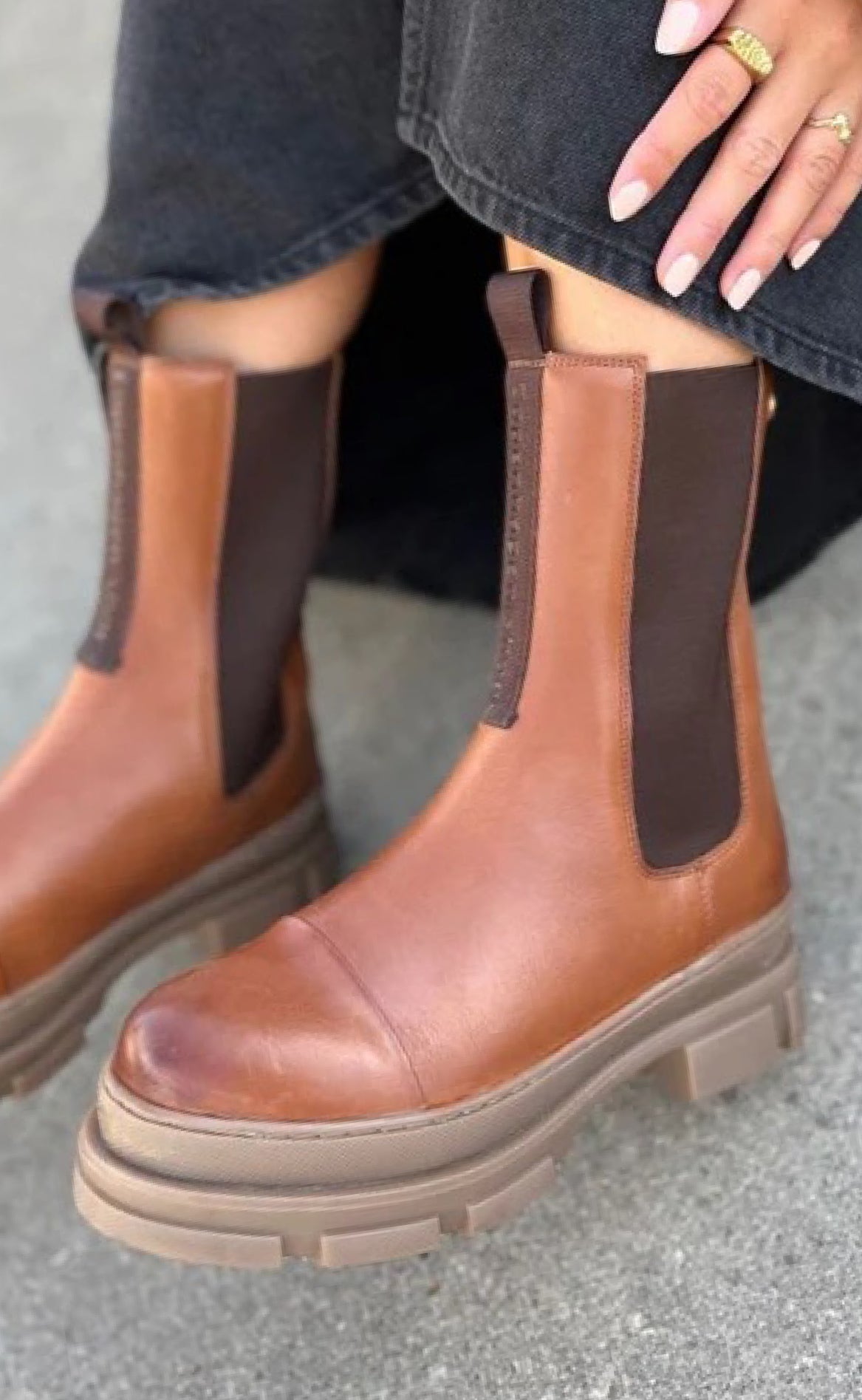 Copenhagen Shoes Støvler You And Me Mid Cognac