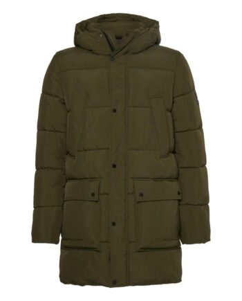 Crinkle Nylon Longlength Puffer