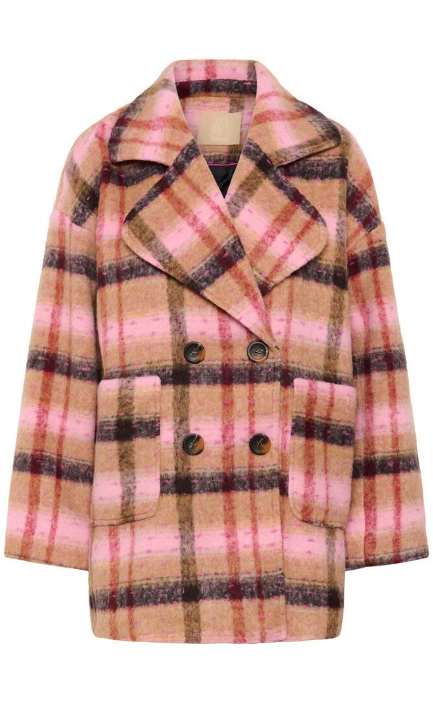 Culture Frakke Shila Brown Red Check