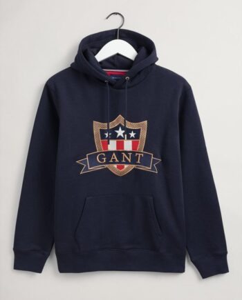 D1  Gant Banner Shield Hoodie