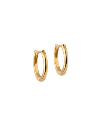Enamel Copenhagen øreringe Small Classic Hoops Gold Colour