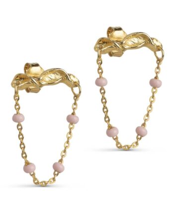 Enamel Copenhagen øreringe Studs Lola Refined Light Pink