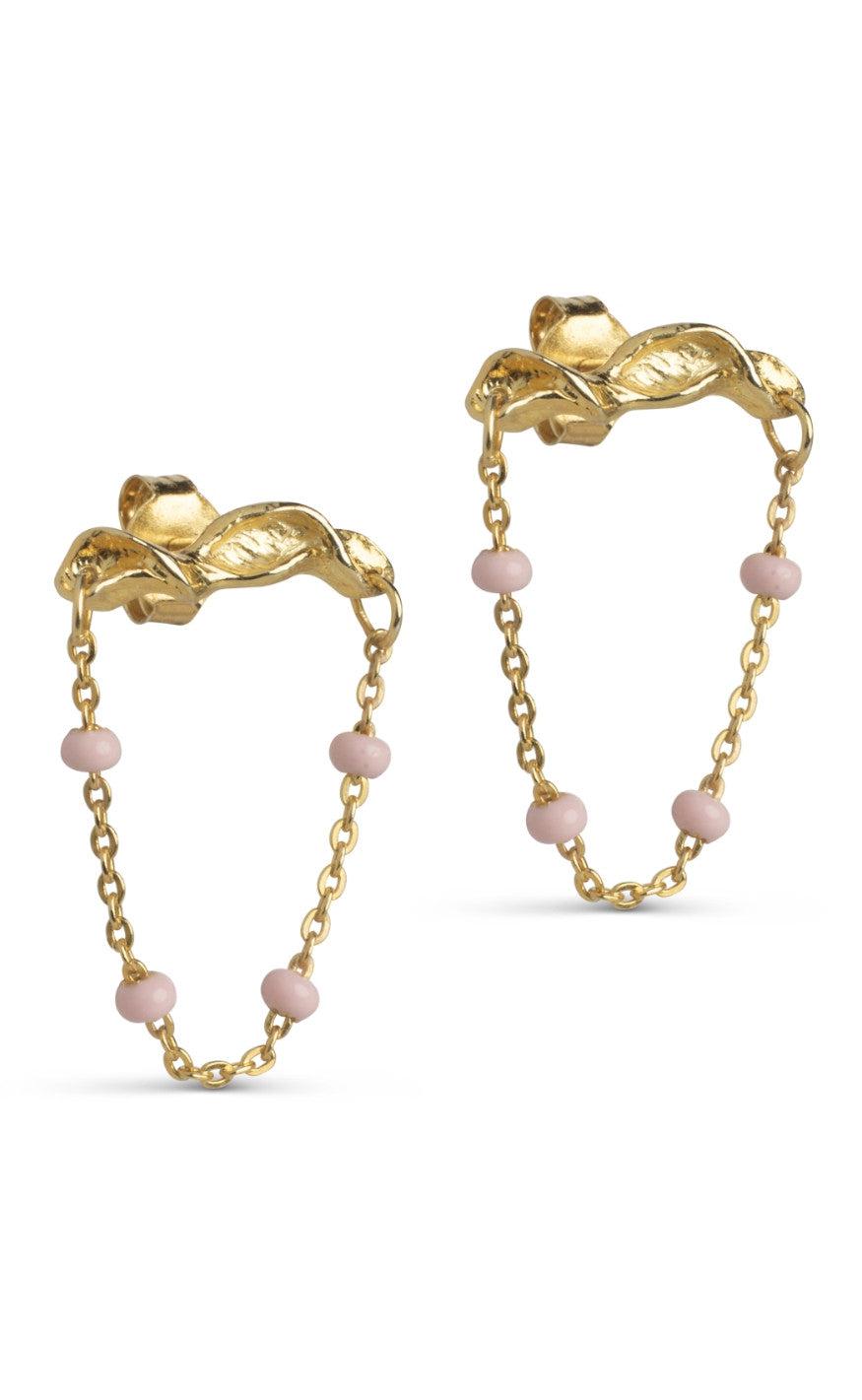 Enamel Copenhagen øreringe Studs Lola Refined Light Pink