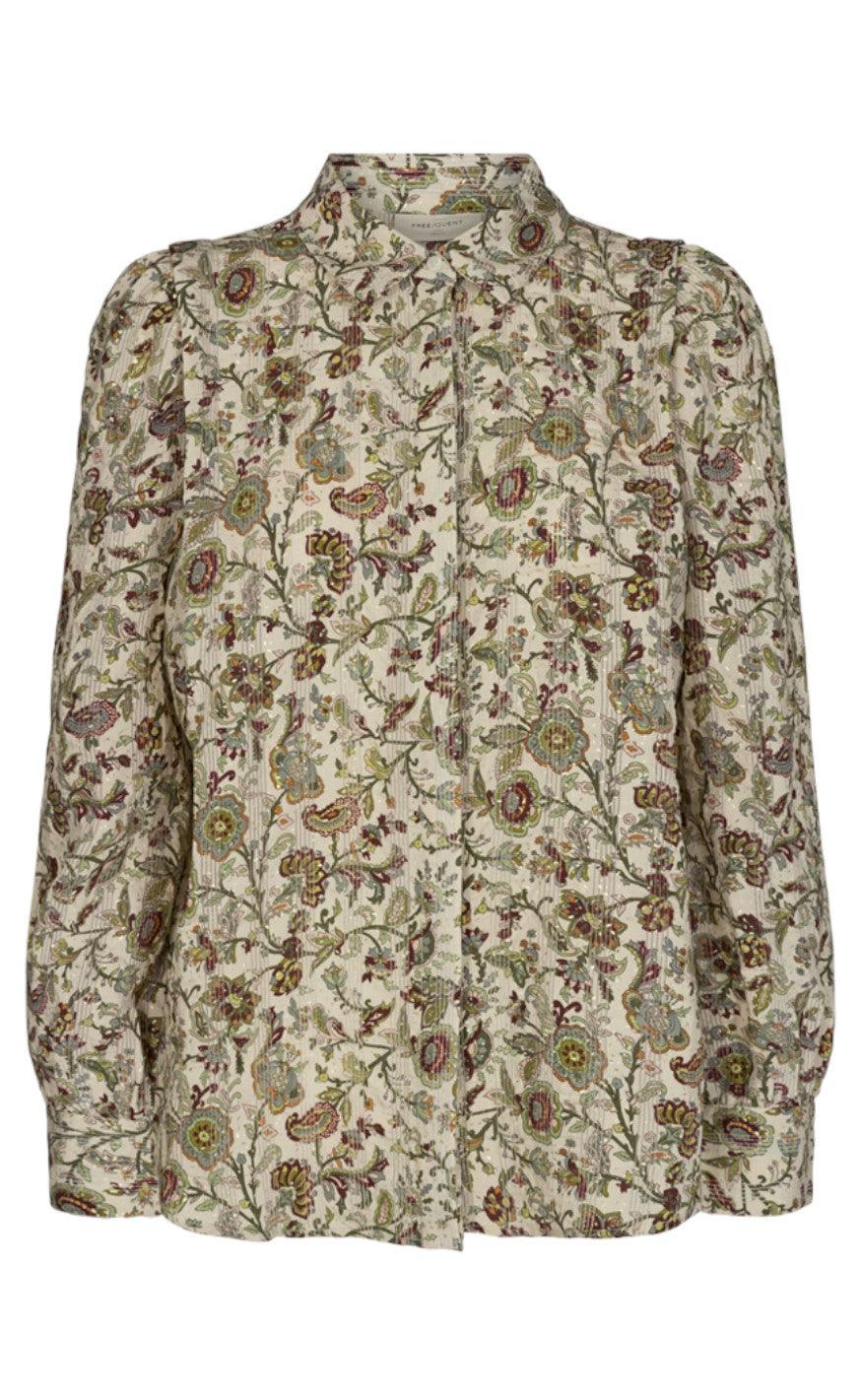 Freequent Bluse Lux Birch Mix