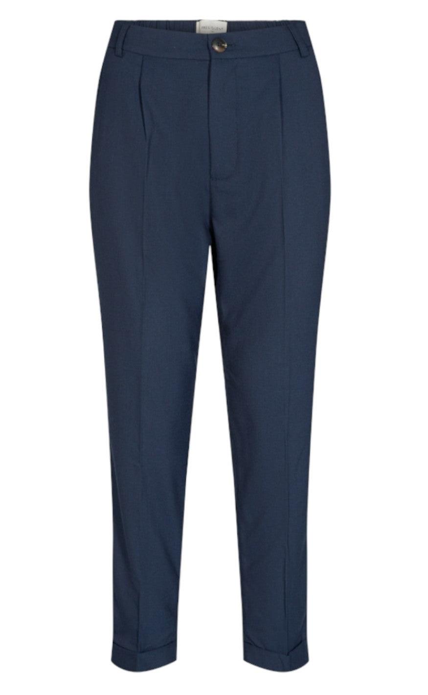 Freequent Bukser Chino Ankel Navy