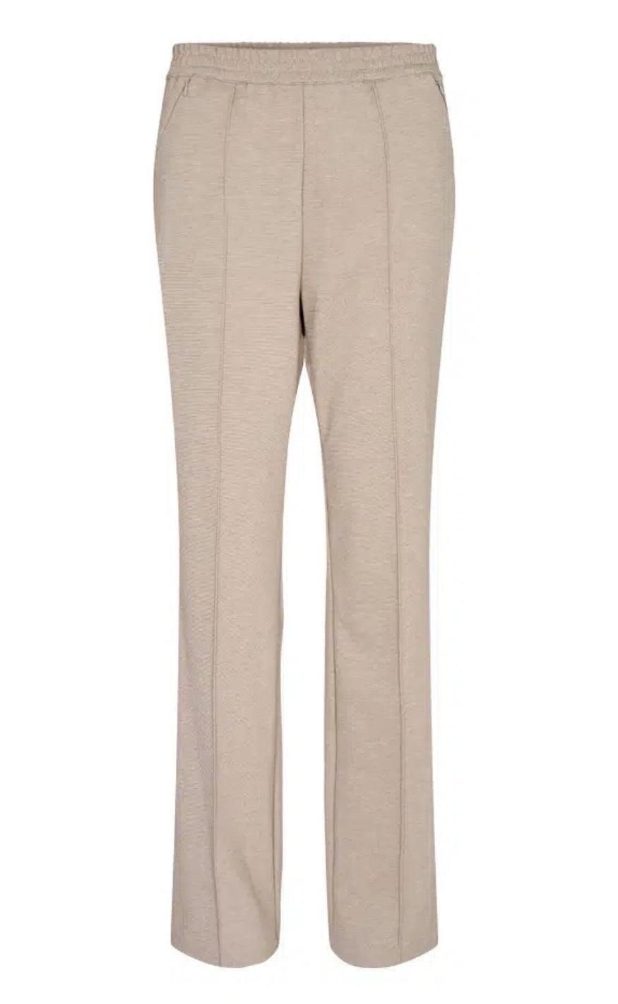 Freequent Bukser Nanni Flare Silver Mink Melange